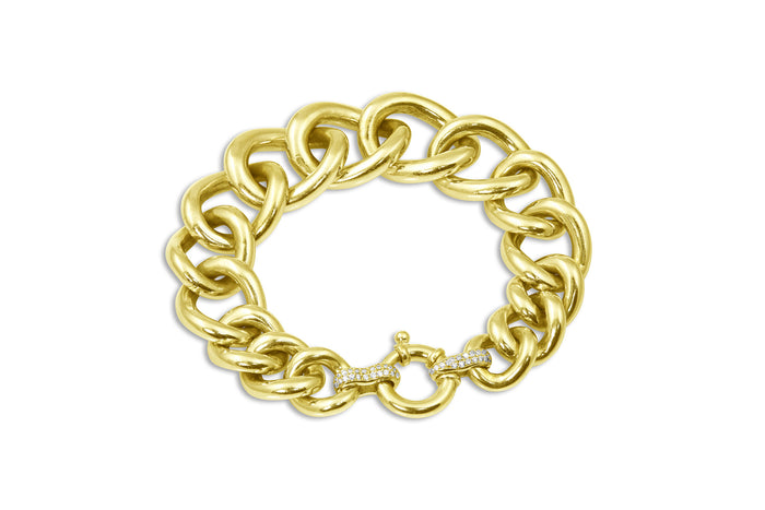 Rock and Roll Heavy Chain Bracelet - Rock Angel