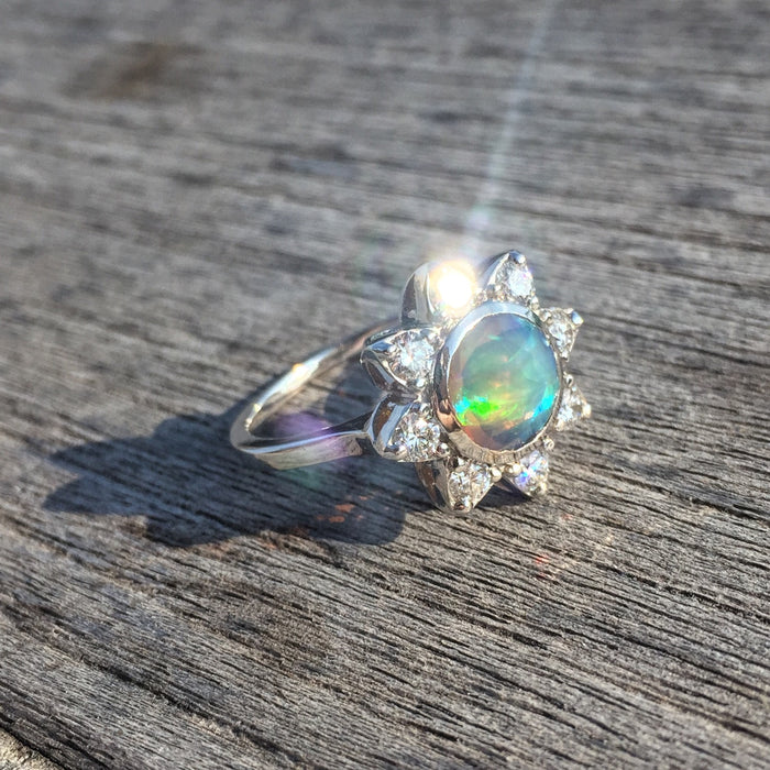 Rock Star Opal Ring - Rock Angel