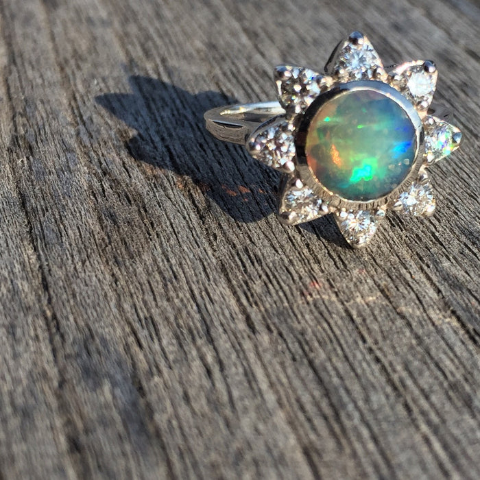 Rock Star Opal Ring - Rock Angel