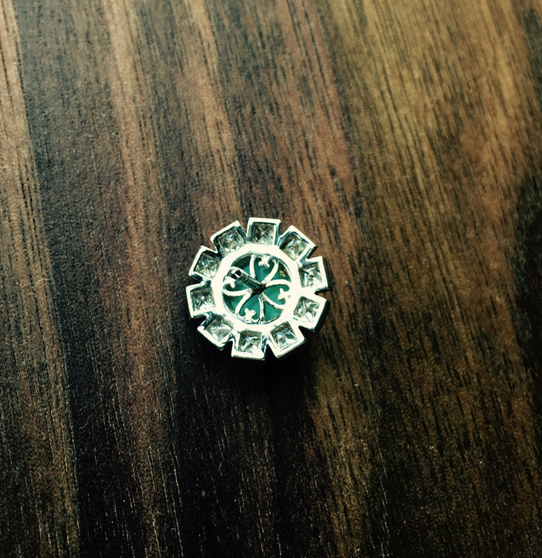 StarBurst : Turquoise and Diamond Earrings - Rock Angel