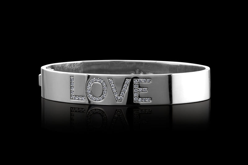 Custom ID Bangle - Rock Angel