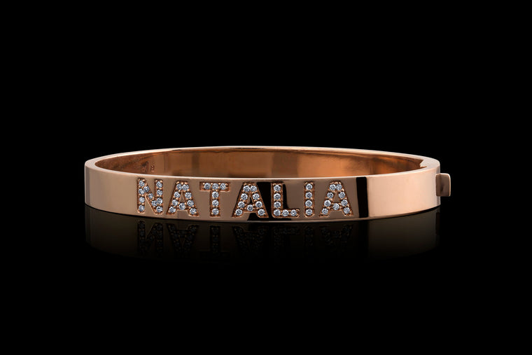 Custom Medium ID Bangle