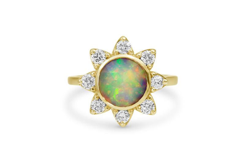 Rock Star Opal Ring - Rock Angel