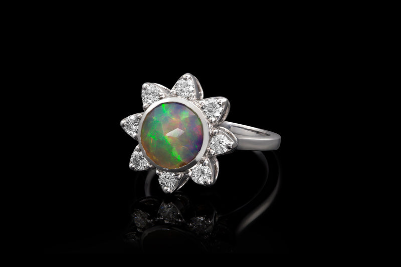 Rock Star Opal Ring - Rock Angel