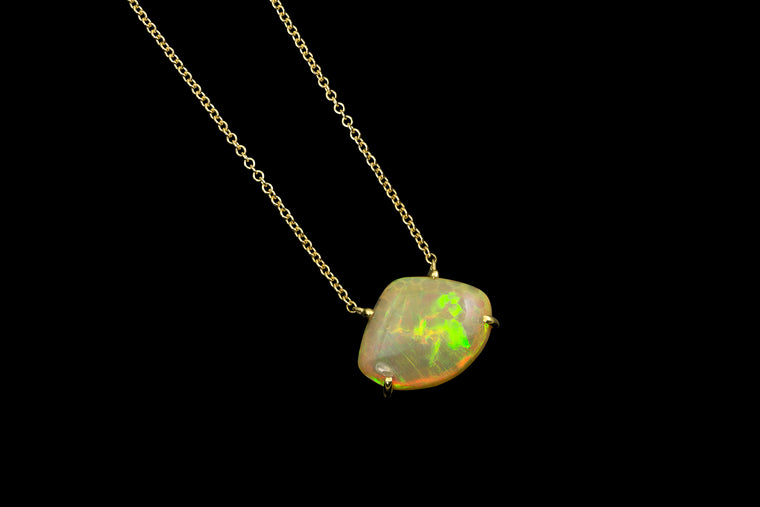 Welo Opal Fan Neckalace