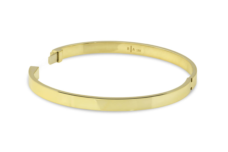 Thin ID Bangle - Rock Angel