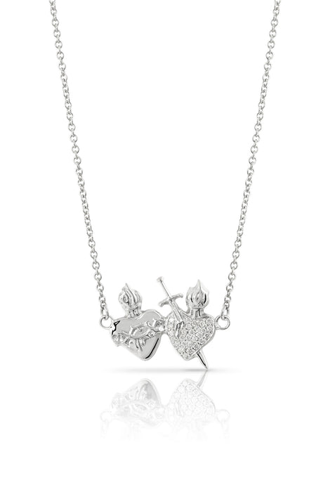 Sacred Hearts Necklace - Rock Angel 